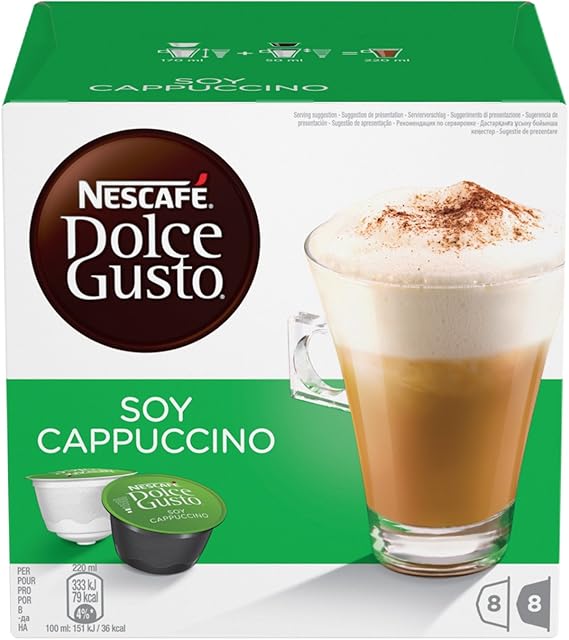 NESCAFÉ DOLCE GUSTO SOY CAPPUCCINO Cappuccino di soia 16 capsule