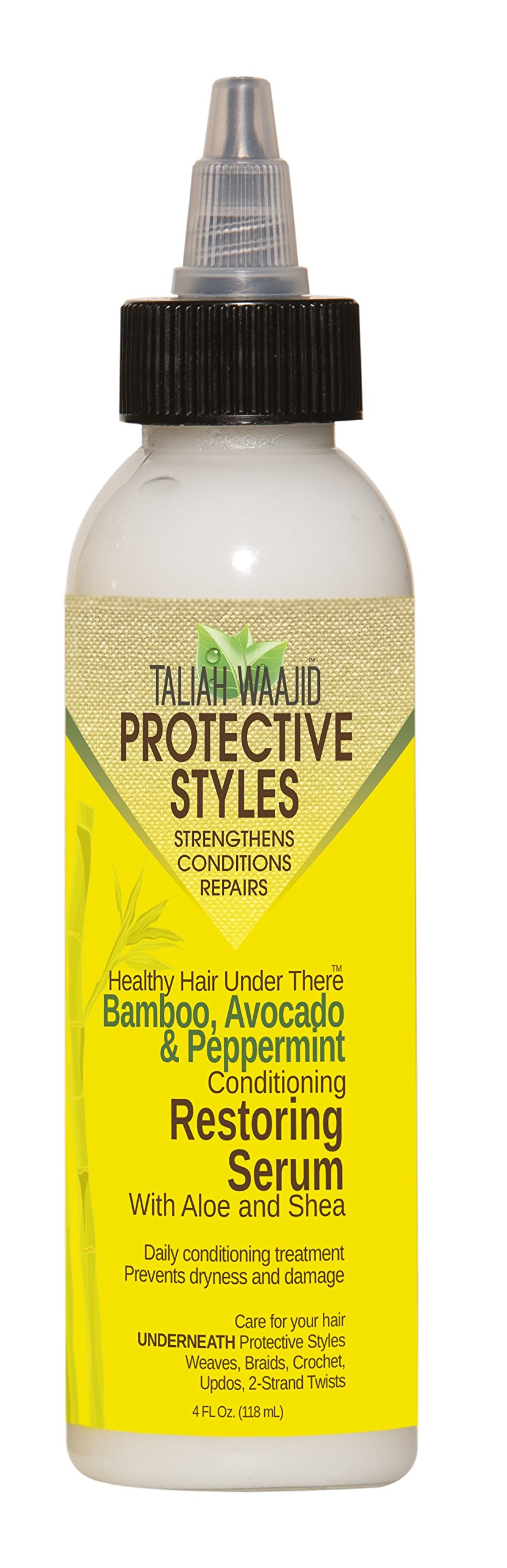 Taliah Waajid Healthy Hair Under There Bamboo, Avocado & Peppermint Conditioning & Restoring Serum 4oz