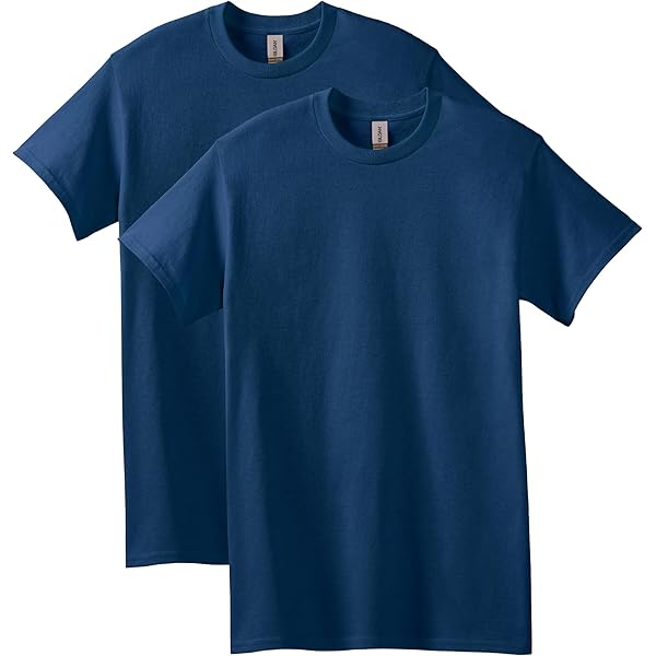 Gildan Men's G500 T-Shirt, 2-Pack XL-Sportgrey-Sky | Amazon.com