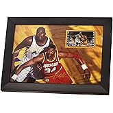 veratwo Signed The Dream Olajuwon Basketball Poster Framed Photo Gifts 8x6 Inches,with 1x 35mm Film Display,Cool Basketball Memorabilia Decor for Boy's Room