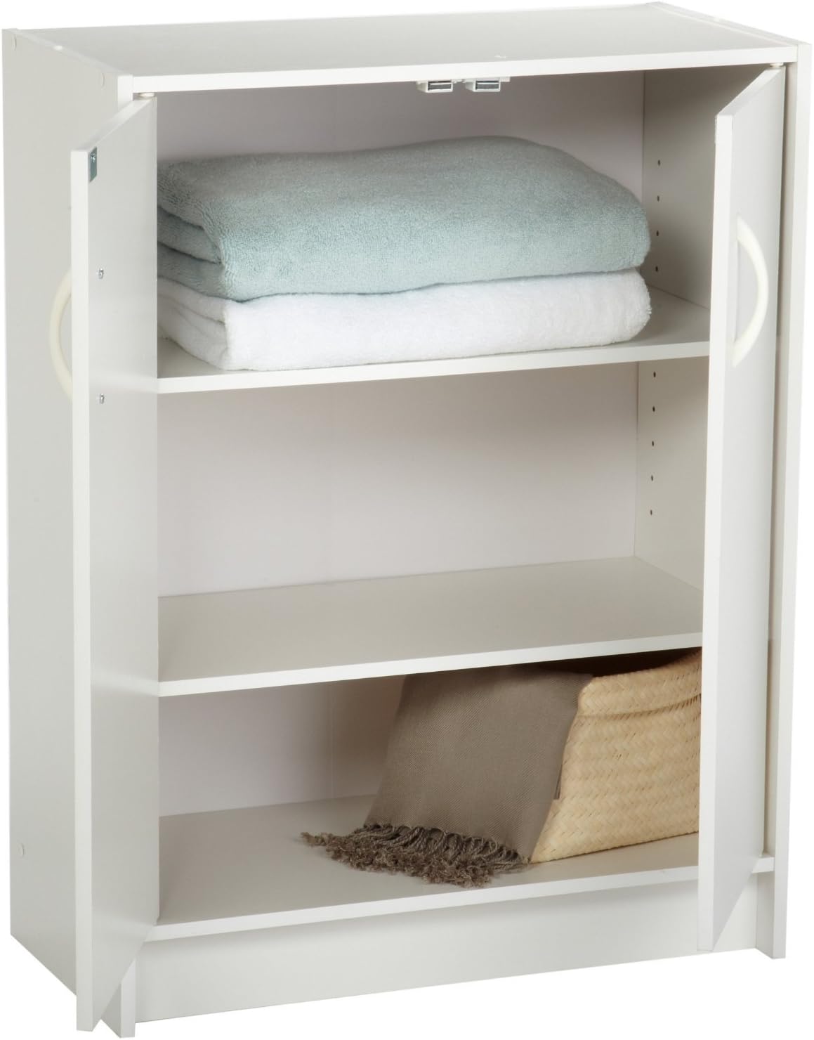 Amazon Com Closetmaid 8982 Stackable 2 Door Organizer White Home Kitchen