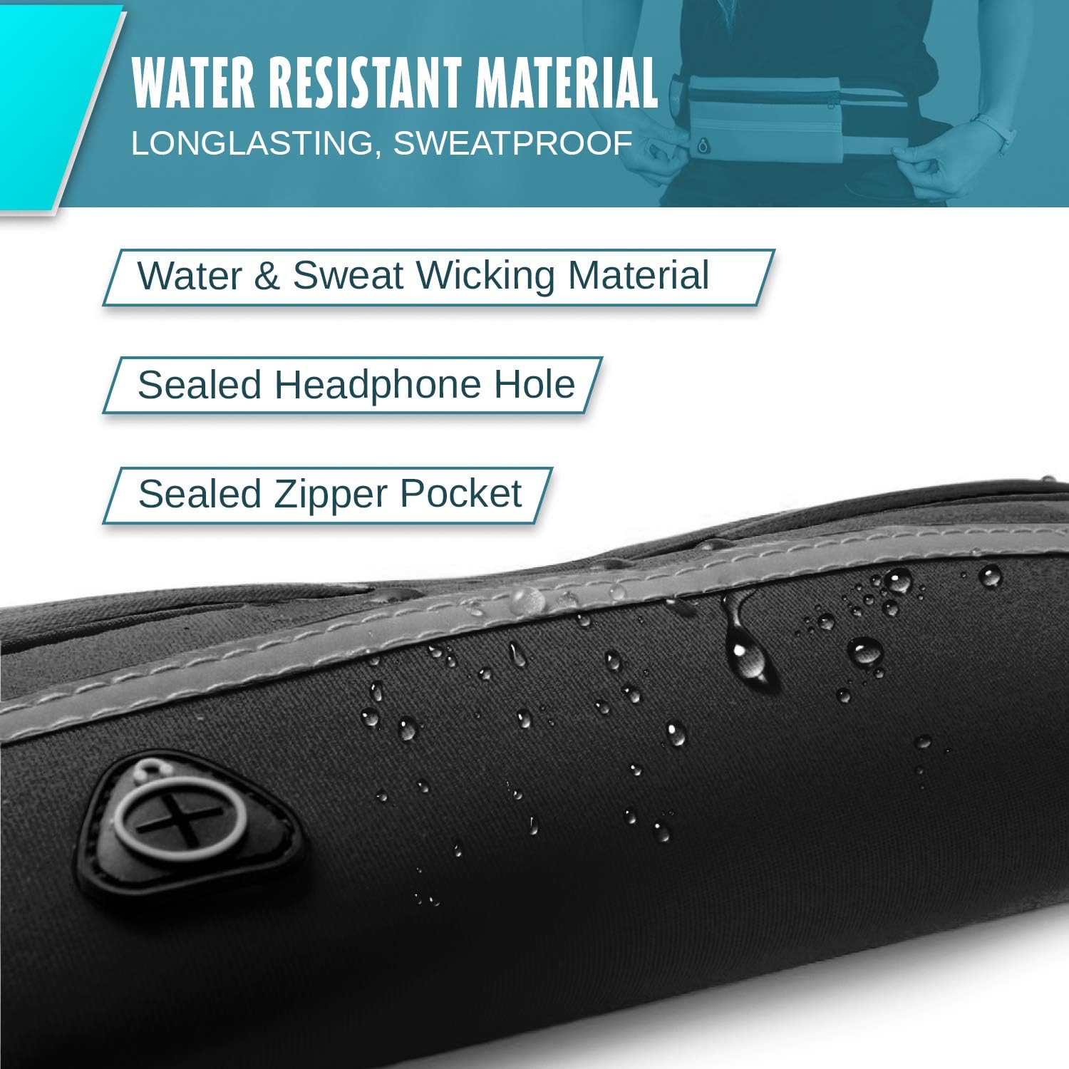 E Tronic Edge Waist Packs: Best Comfortable Unisex Running Belts That Fit All Waist Sizes & All Phone Models for Running, Hiking, Workouts, Cycling, Travelling Money Belt & More, Black : Sports & Outdoors
