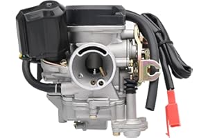 NIMTEK 50cc Scooter Carburetor GY6 Four Stroke with Jet Upgrades Scooter Moped ATV