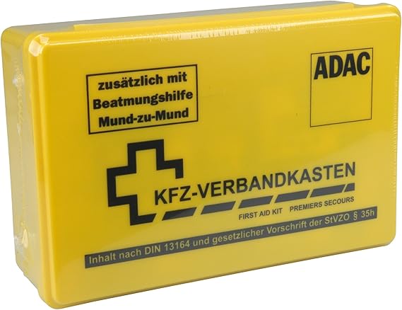 ADAC 73652 Verbandkasten mit Maske DIN 13164-2014: Amazon.de: Auto