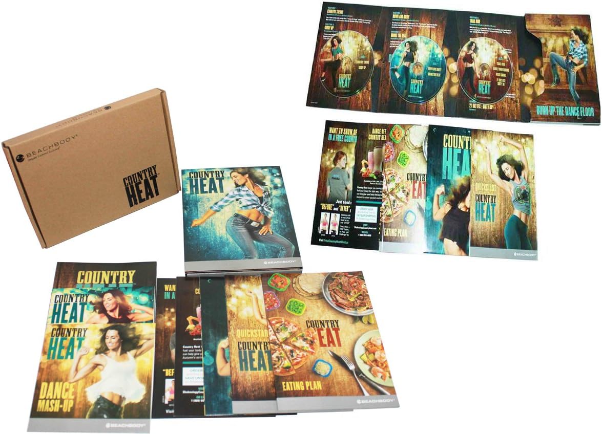 BB Country Heat Dance Workout DVD by Autumn Calabrese 5 DVDs Base kit