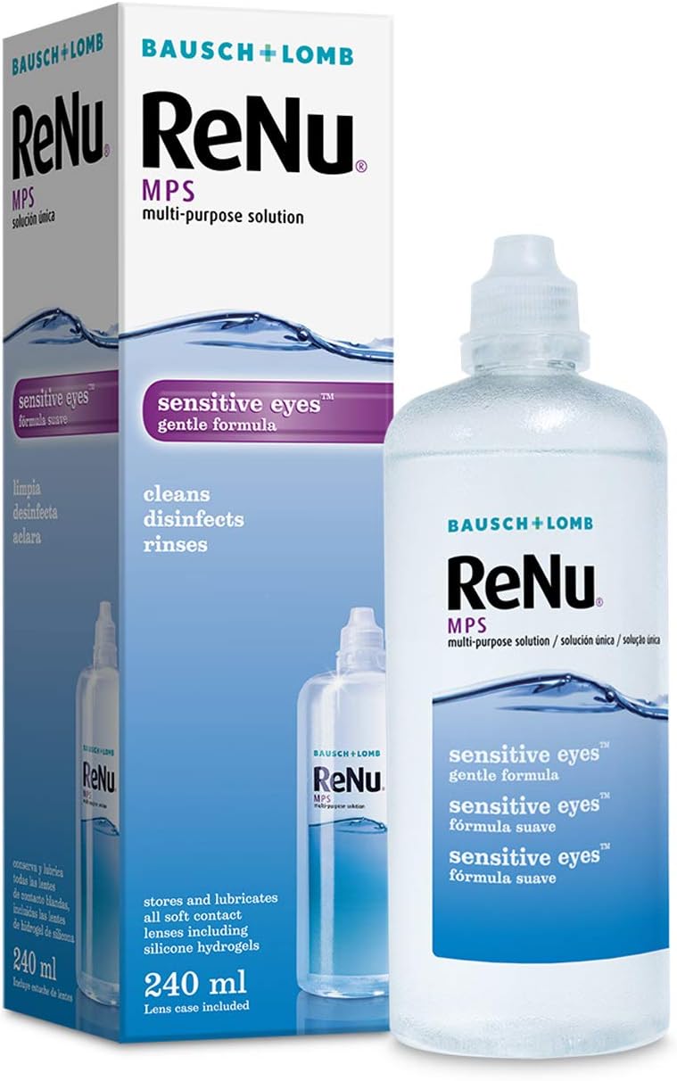 Renu Bausch & Lomb Mps Multi-Purpose Contact Lens Solution -