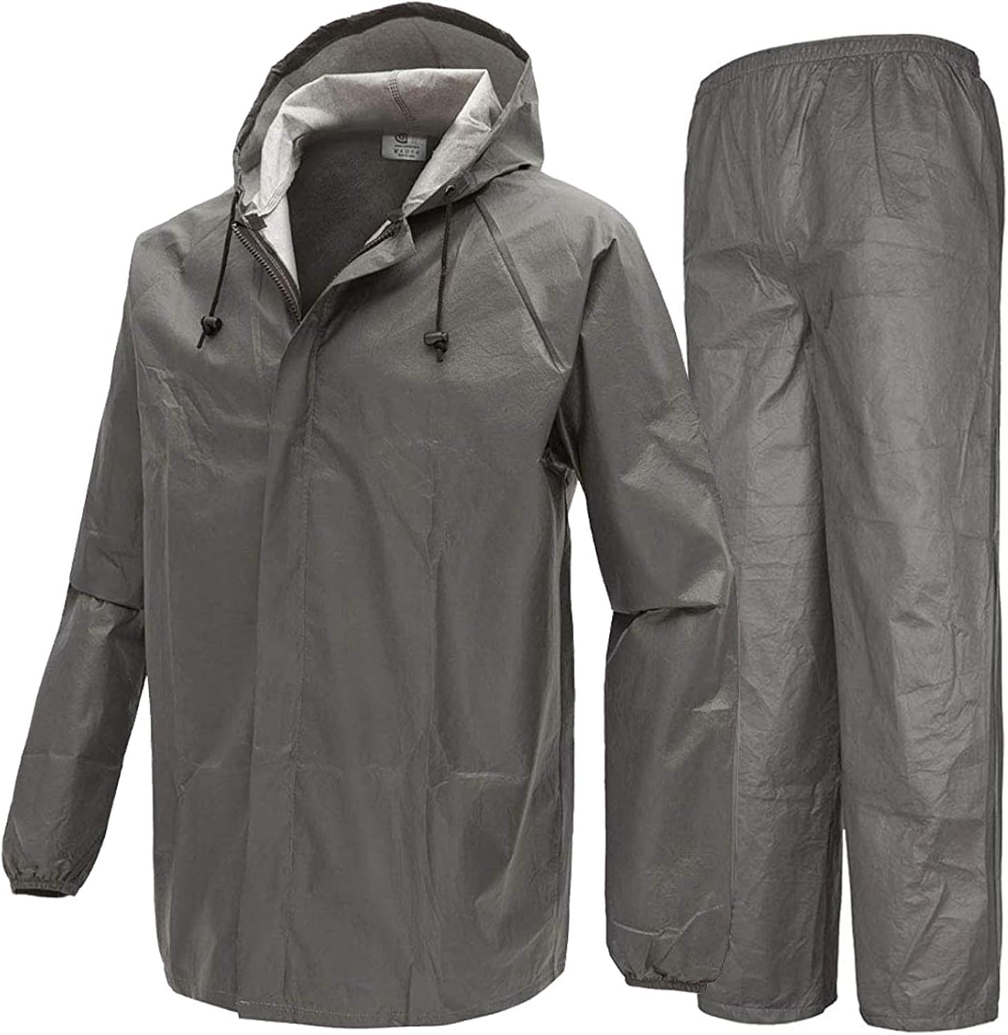 SWISSWELL Men's Rain Suit Lightweight Waterproof Rainwear (Jacket & Trouser Suit): Clothing