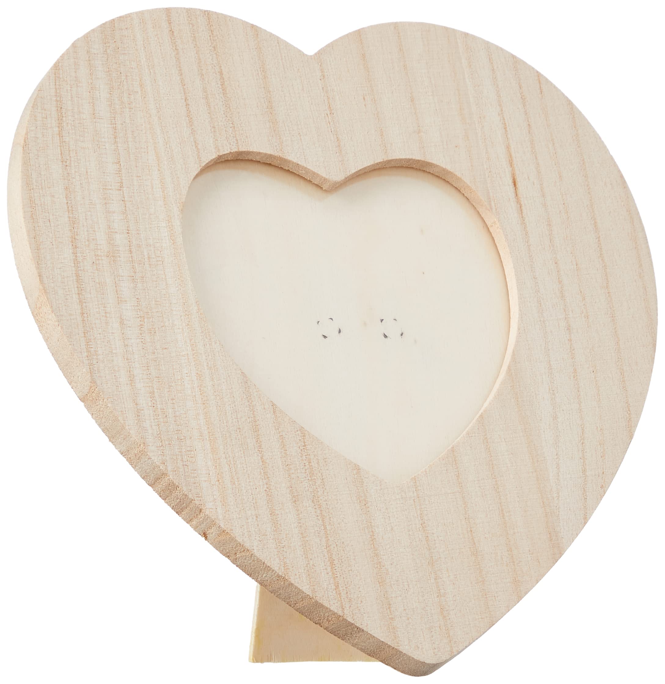 Artemio 17.5 x 17.5 cm Heart Wooden Frame, Beige