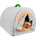 JISADER Cueva Para Mascotas: La Caseta Acogedora Que Todo Perro O Gato Pequeño Merece