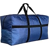 HaoHakka Extra Large Duffle Bag for Travel, Big Foldable Storage Bag - Blue
