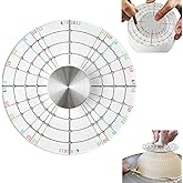 Ceramic Pottery Trimming Spinner Tools, with Metal Pottery Throwing Wheel | Rotary Disc Pottery Wheel Trimmer Tool Clay Tools for Potters and Clay Artists (Large)