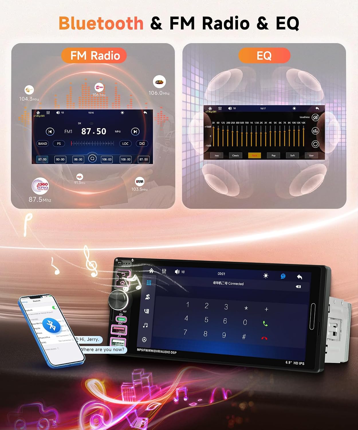 Bluetooth and FM Radio Interface