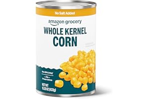 Amazon Grocery, Canned Whole Kernel Corn, No Salt Added, 15.25 Oz (Previously Amazon Fresh, Packaging May Vary)