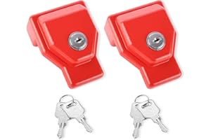 NAKANEKO Glad Hand Lock Heavy Duty Aluminum Without Keyed Alike 2 Pack Air Brake Glad Hand Lock for Tractor Trailer