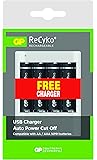 4 x AA Rechargeable Recyko+ Pro Batteries 2000mAh Plus Powerbank U411 by GP Batteries | Comes with Free GP Powerbank for Easy Battery Charging | Great Value pack by GP Batteries