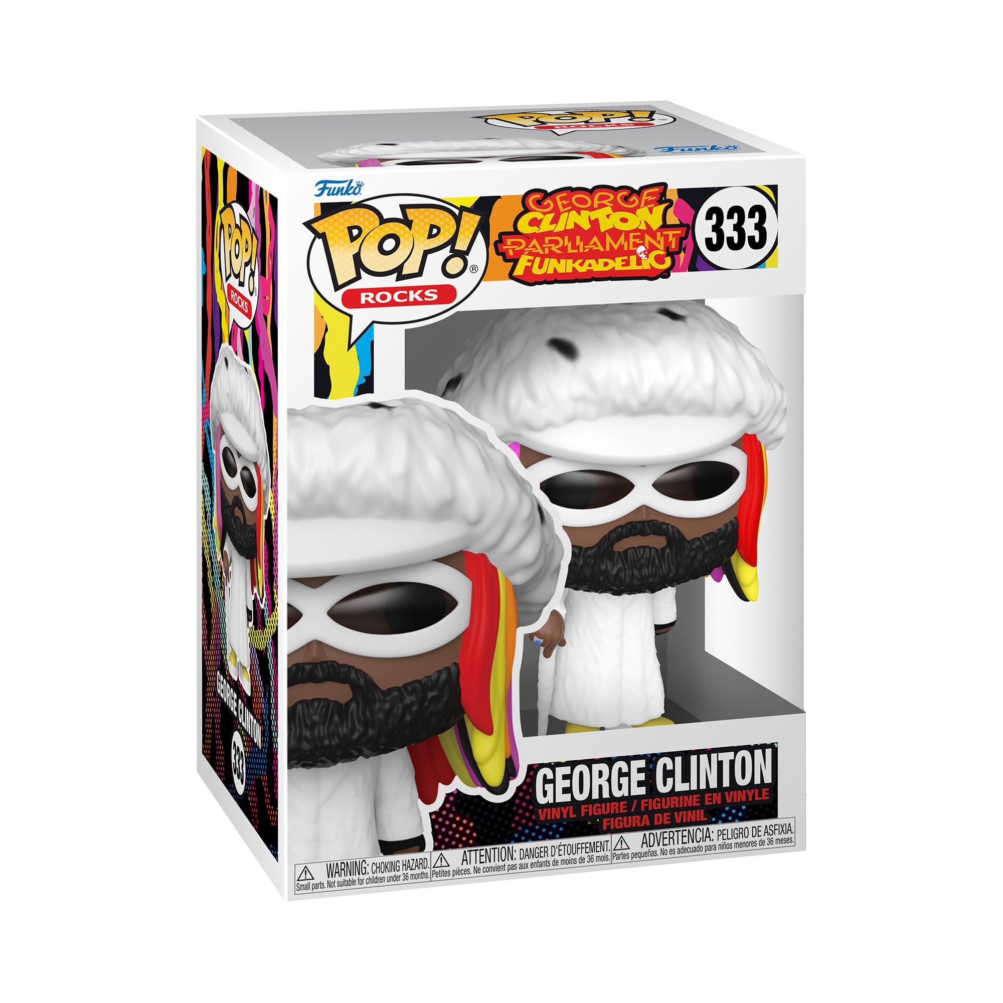 Funko POP! Rocks: George Clinton - Collectable Vinyl Figure - Gift Idea - Official Merchandise - Toys for Kids & Adults - Music Fans - Model Figure for Collectors and Display