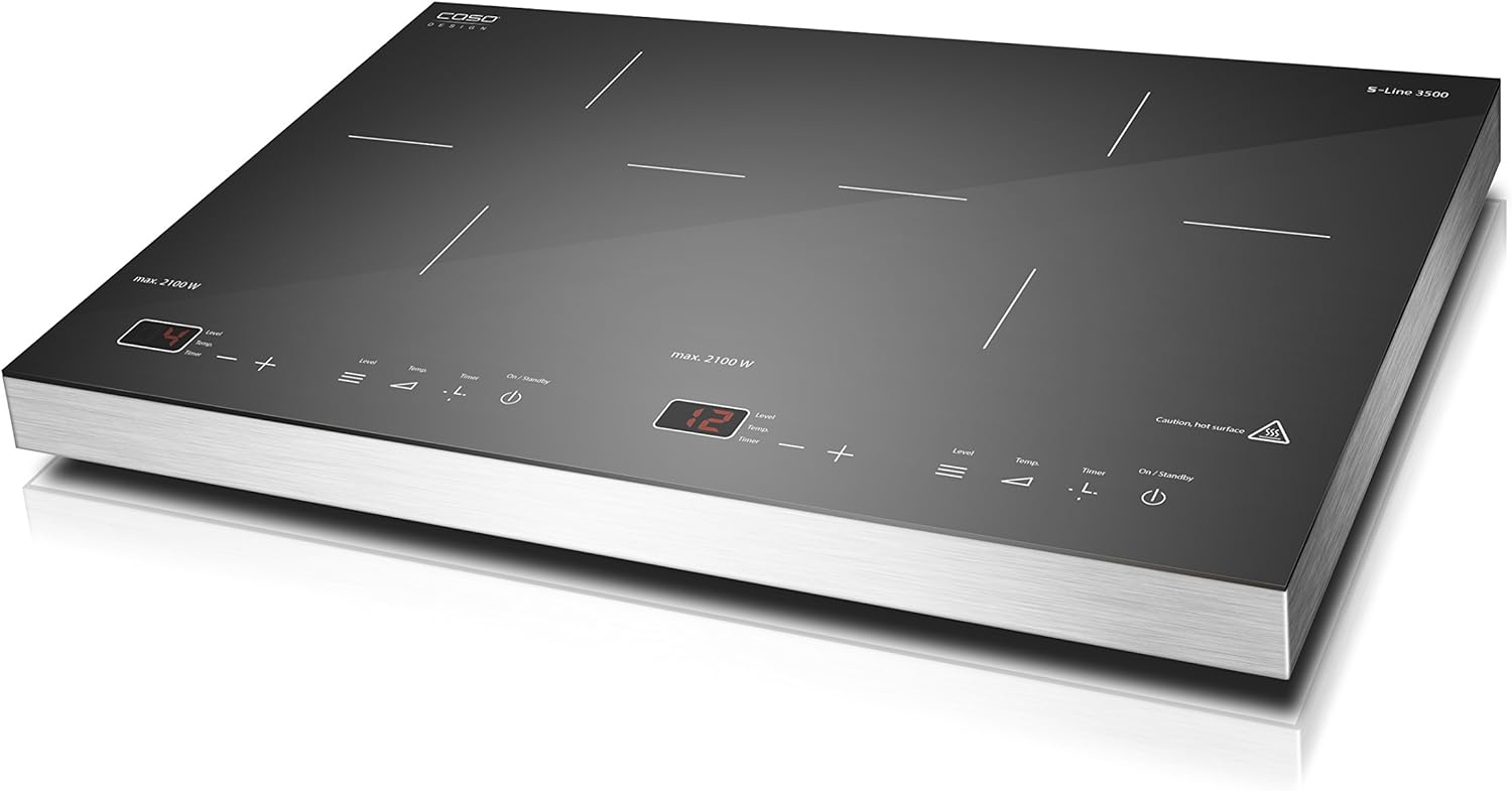 Caso SLine 3500 Mobile Double Induction Hob Amazon.co.uk Large