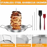 Eidoct Vertical Meat Skewer Stainless Steel Grill Rack with 3 Sizes 8/10/12 view 3