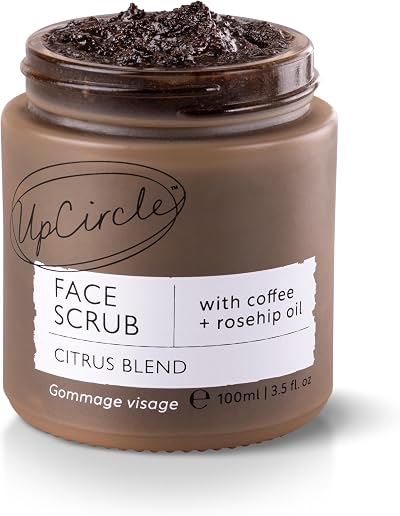 UPCIRCLE UpCircle Coffee Face Scrub Citrus 100ml - Natural Vegan Exfoliator