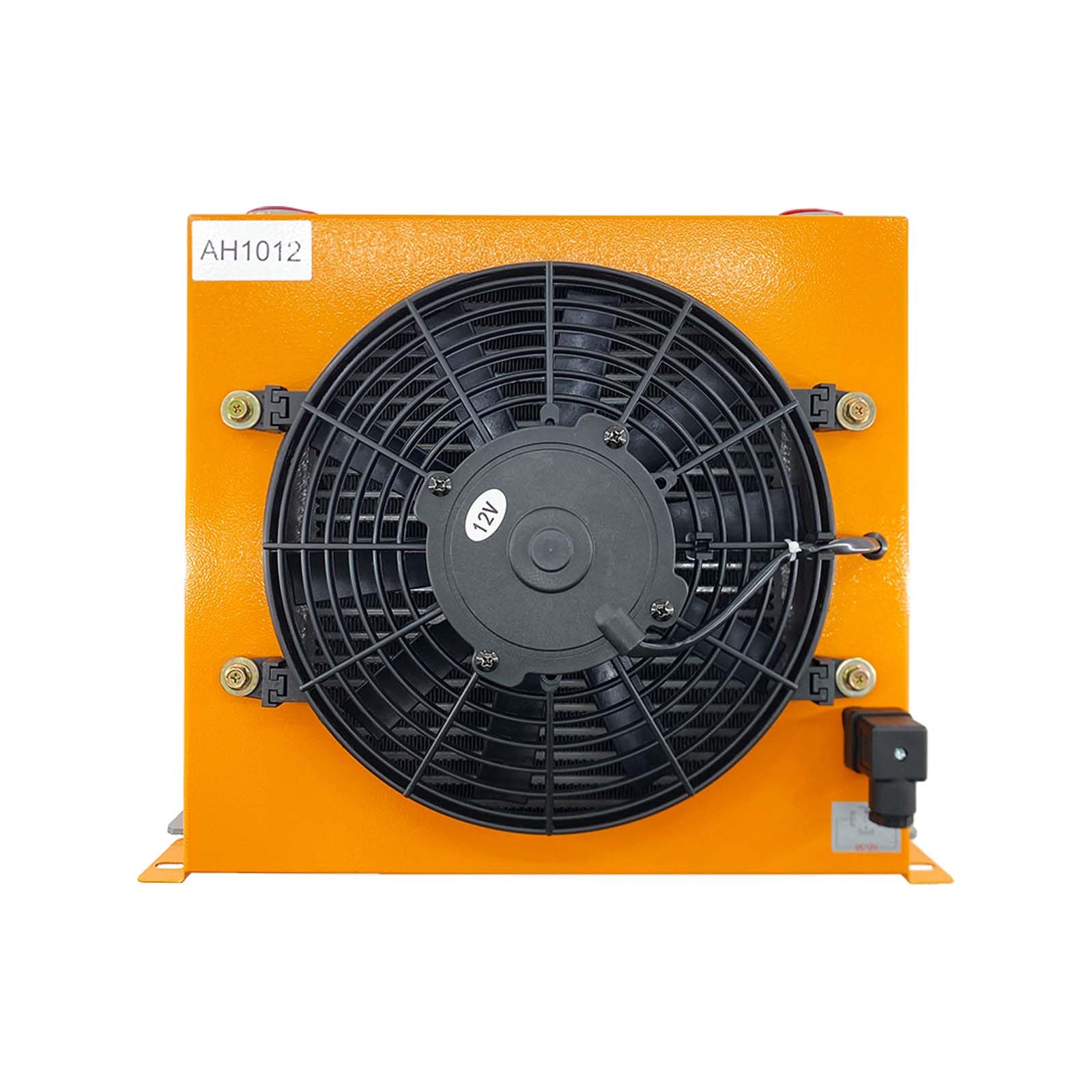 Photo 1 of AH1012T-CA Industrial Hydraulic Oil Cooler 120W 12VDC 100L/min Low Noise and Power Usage, for Engineering Machinery Air Cooled Oil Radiator Precise Welding & Efficient Fan