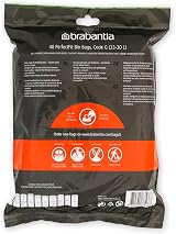 Brabantia PerfectFit Bin Liners Size G 23-30 Litre 40 Bags with Tie Tape view 2