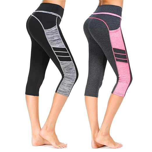 Munvot Damen Sporthose Sport leggings Tights 1 bis 2er Pack