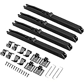 Patioer 4Pcs Barn Door Soft Close Mechanism, Spring Buffer Damper Sliding Barn Door Hardware Support Door up to 160lbs