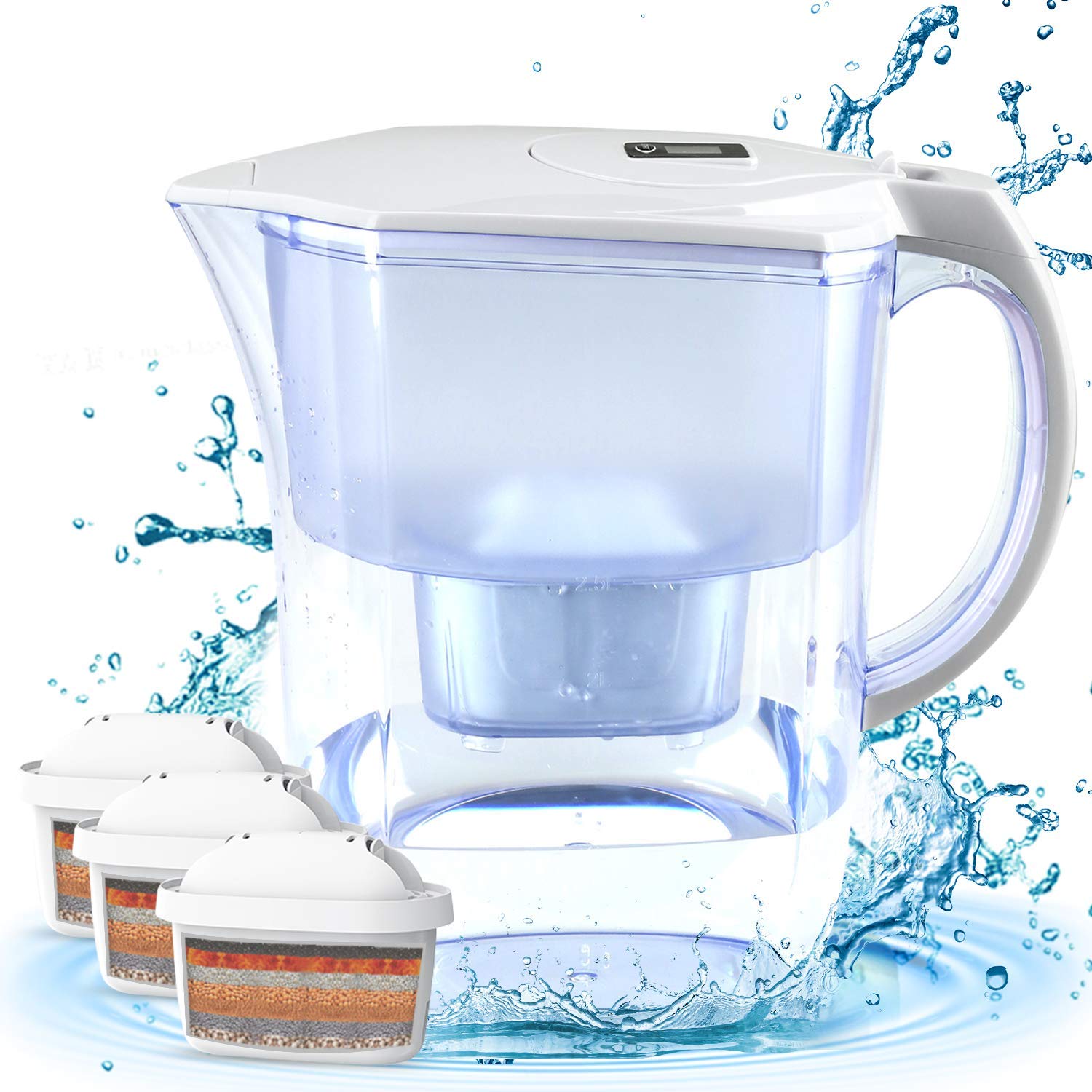 BUKO Alkaline Water Jug, Purifier, Filter, Dispenser, Ionizer and