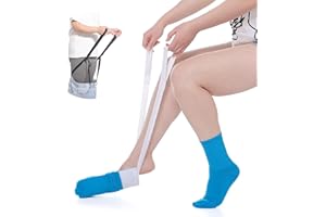 Fanwer Sock Aid Tool and Pants Assist for Elderly, Disabled,Pregnant, Diabetics - Pulling Assist Device - Socks Helper