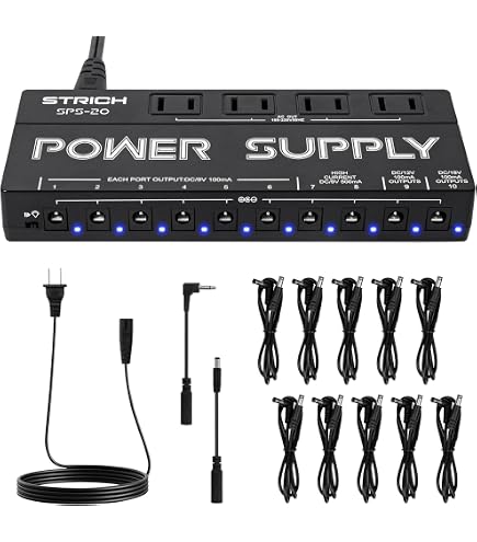 Voodoo Lab Pedal Power 4X4 Isolated Power Supply, MultiColored
