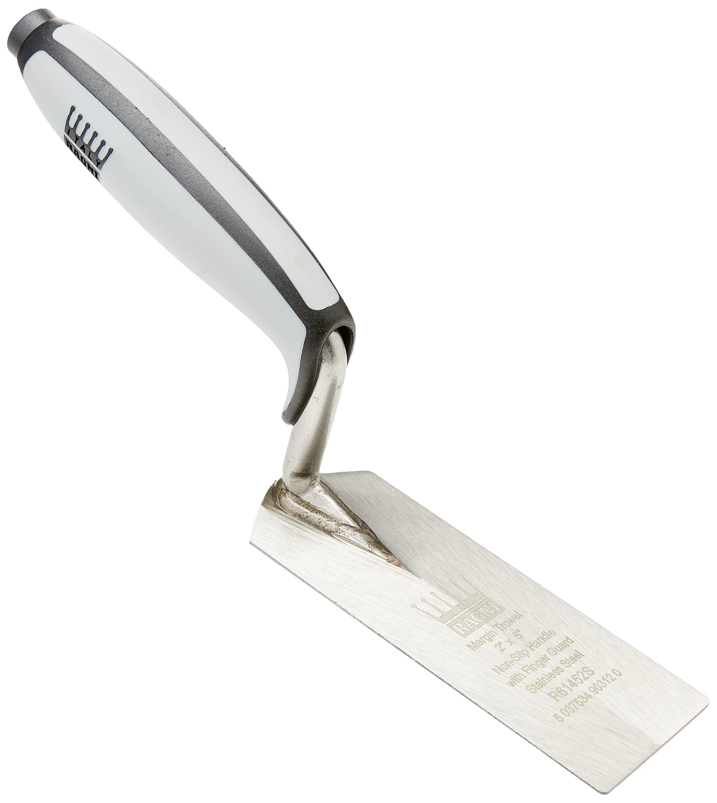 Ragni R61452S Stainless Steel Margin Trowel with 2" Blade