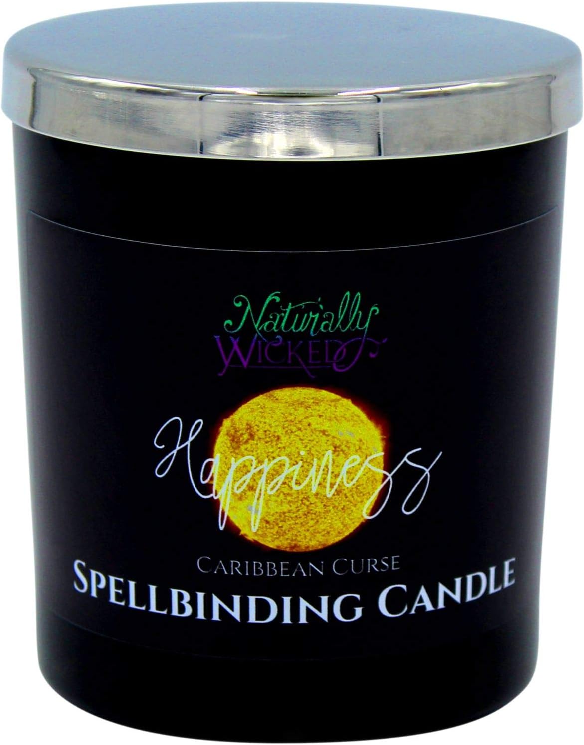 Naturally Wicked Spellbinding Happiness Candle, Yellow Wax, Large - 250ml - Image 3