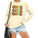 Thanksgiving Sweatshirt For Women Gobble Gobble Lightweight Pullover Turkey Cute Graphic Long Sleeve Shirts