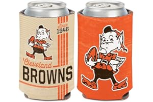 WinCraft Cleveland Browns Can Cooler Vintage Design