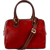 Time Resistance Leather Handbag - Full-Grain Leather Purse for Women - Top Handle Bag - Tote Bag | Full-Grain Leather