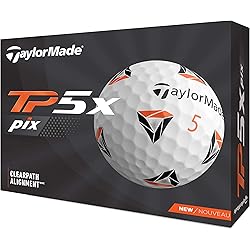 Amazon.com : TaylorMade 2021 TP5x Pix 2.0 Golf Balls White