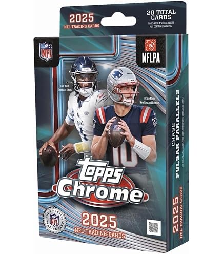 PRO SENDR アームガード ボール セット Amazon.com: 2025 Topps Chrome Football - Factory Sealed - Hanger