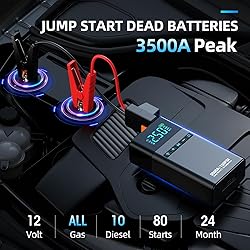 CZKBG 10-in-1 Portable Car Battery Jump Starter