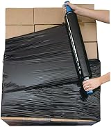 TPZ The Packaging Zone Multi Use Pallet Wrap 400mm x 250m Black 4 Rolls view 6