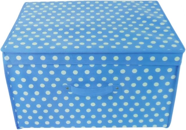 Azul Corazón diseño de lunares para ordenar plegable caja de ...