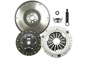 ClutchMaxPRO Performance Stage 2 Clutch Kit with Flywheel Compatible with 94-01 Acura Integra 99-00 Honda Civic Si 94-97 Civic Del Sol VTEC 97-01 CR-V B16 B18 B20 (CP08026HDFW-ST2)