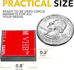 Strong Ceramic Square Magnets With Adhesive Backing