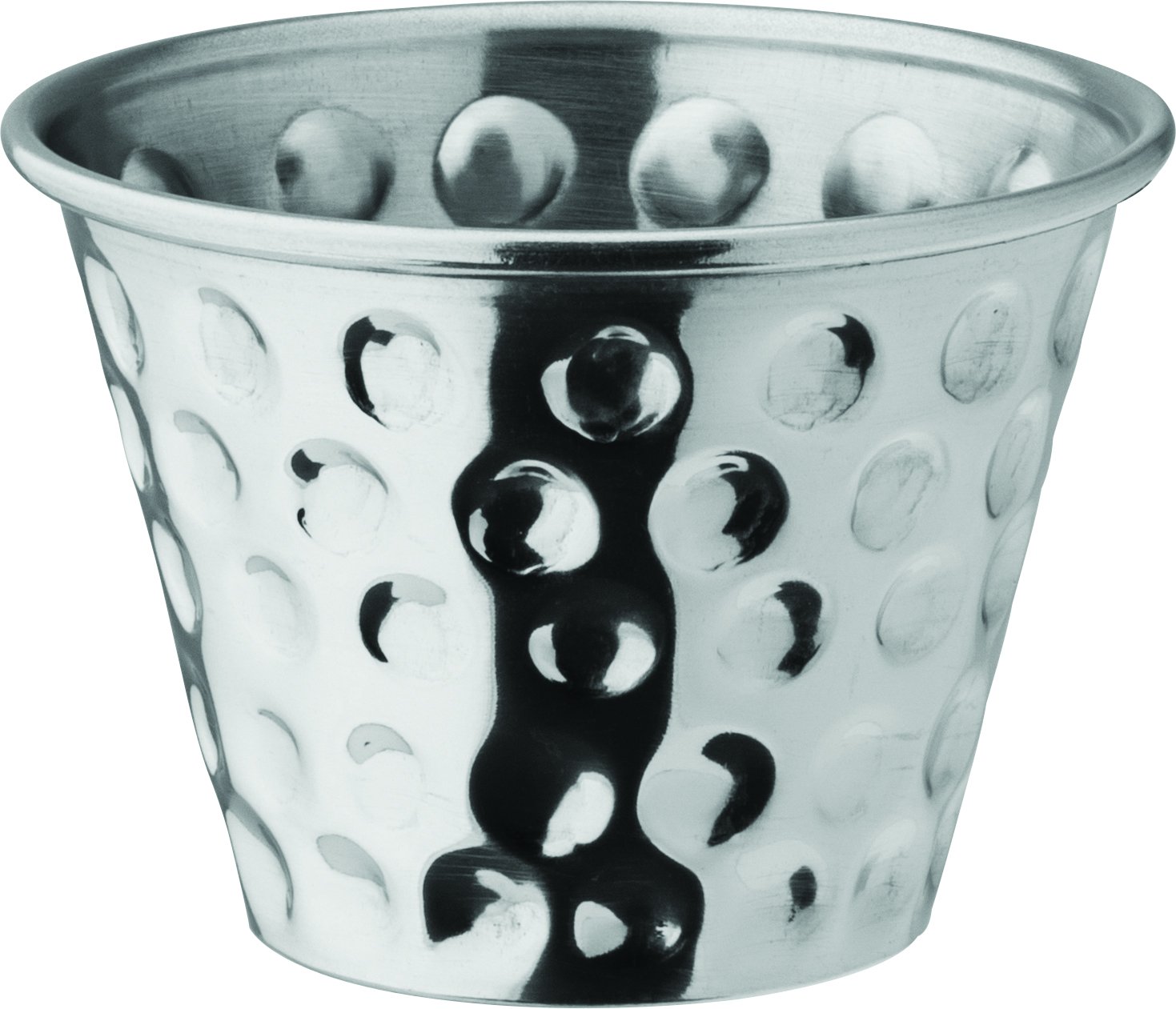 Utopia F91150 Pans/Pails/Casseroles Hammered Ramekin, Stainless Steel Presentation, 4 oz., 9 cL (Pack of 24)