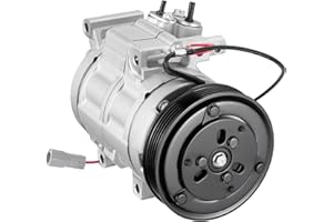 SYKRSS 158381 Air Conditioning A/C Compressor with Clutch Compatible with Mazda 3 2.0L 2010-2013, 3 Sport 2.0L 2010-2013, 5 G