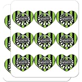 Beetlejuice Beetle Worm Heart Shaped Planner Calendar Scrapbook Craft Stickers