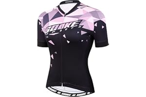 Souke Sports Women's Cycling Jersey Biking Shirts Short Sleeve Shirt Biking Clothing