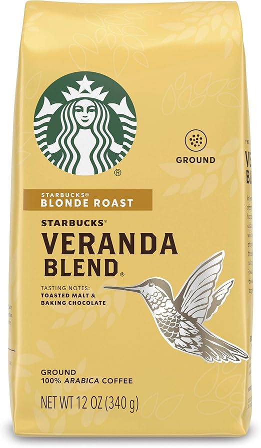 Starbucks Veranda Ground Coffee, 12 