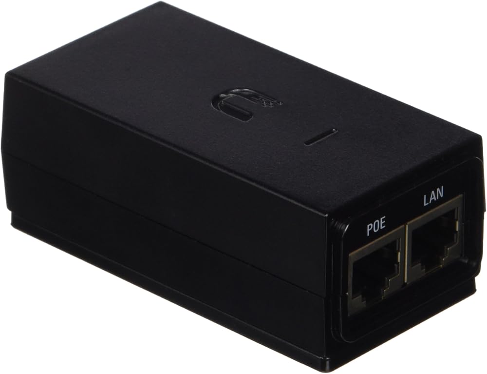 Ubiquiti POE-24-12W 12 W Power Over Ethernet Adapter Black