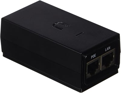 Ubiquiti POE-24-12W 12 W Power Over Ethernet Adapter Black