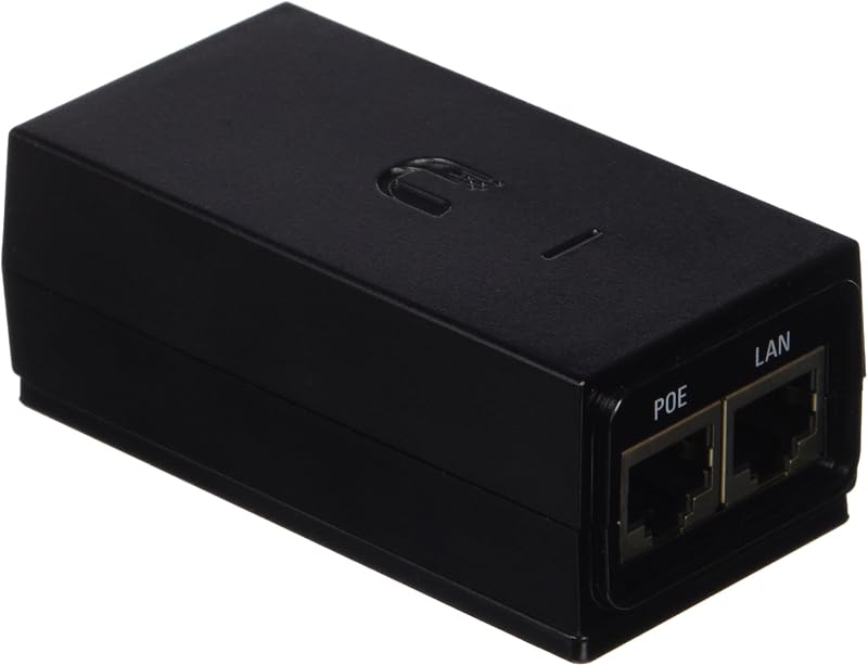 Ubiquiti POE-24-12W 12 W Power Over Ethernet Adapter Black